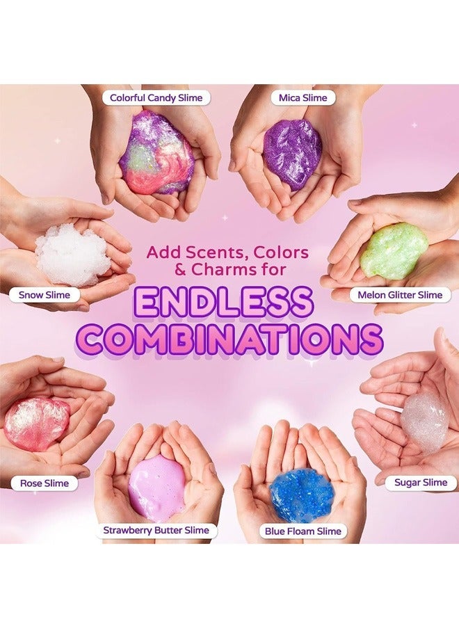 بيوينتي مجموعة صنع السلايم للأطفال من بيوتي، ألعاب صنع السلايم للأطفال من 6 إلى 12 عامًا، مجموعات صنع سلايم رغوي لامع على شكل سحابة رقيقة، مجموعة صنع سلايم ممتعة، أفكار رائعة لهدايا أعياد الميلاد - Image 3